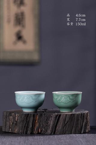 龙泉青瓷新品 家用款茶具 主人单杯/对杯 满200减30 商品图4