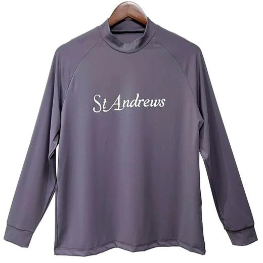 St ANDREWS 高尔夫男士 24秋季 弹性 吸汗半高领长袖 商品图3
