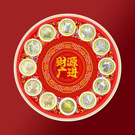 十二生肖纪念币大圆盘 一套集齐十二生肖 2014-2025 商品图6