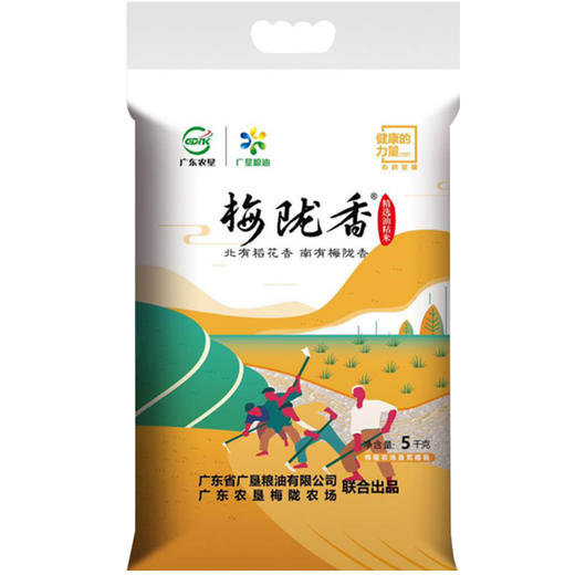 【广垦优品】广垦梅陇香精选油粘米5KG/袋 商品图0