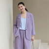 绽放旅行女装174朵/高端重磅砂洗汉麻翻领透气七分袖经典休闲西装 商品缩略图1