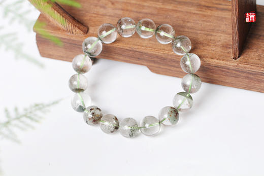 【森屿】绿幽灵聚宝盆手串 珠径：13MM 商品图3
