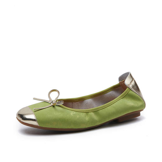 新中式芭蕾鞋2025上新蝴蝶结圆头平底单鞋女休闲中国风奶奶鞋！ 商品图4