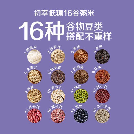 初萃每日低糖快熟粥米礼盒1.6kg/盒 商品图7