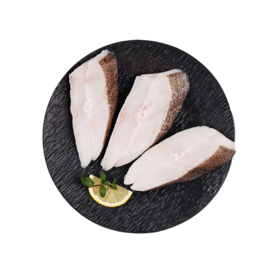 朝一集鲜·冷冻冰岛比目鱼带皮切段480g