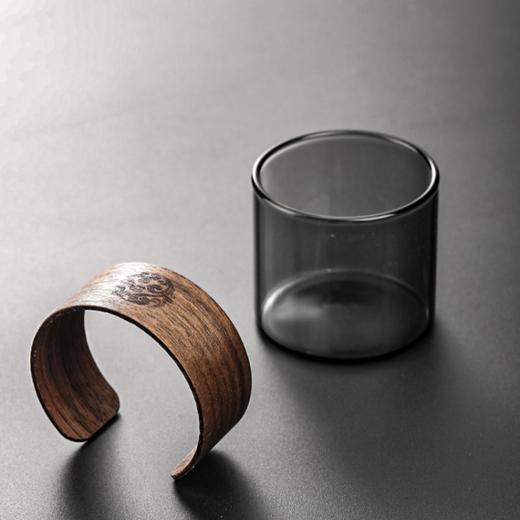 茶杯玻璃套装轻奢高档耐热防烫家用客厅茶几功夫品茗茶具杯子2个装 商品图3