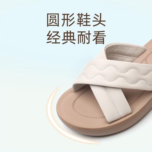 信诺丝绸牛皮厚底舒适真皮拖鞋女2025夏季新款软底轻便外穿凉拖鞋5L950-26 商品图2