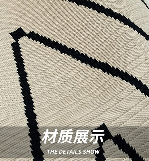 UYOKU 波浪纹针织单肩包 百搭大容量 手提通勤水桶女包 4色可选 商品图7