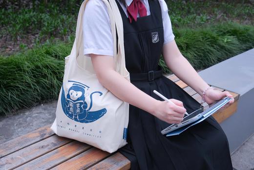 【新品现货】“装点学问”学术吗喽帆布袋 阅·见文创 周边 广西师范大学出版社 商品图0