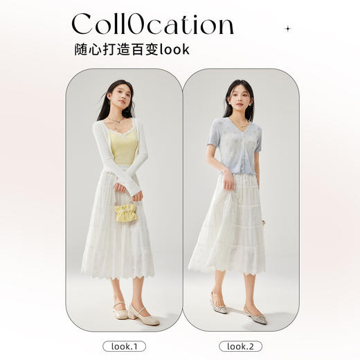 IEF/爱依服2025夏季 度假少女月光甜美百搭显瘦初夏流行单裙N0075- 商品图3