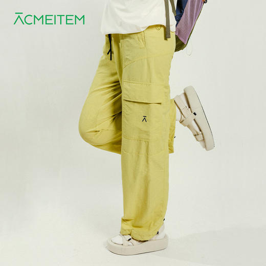 【出游季特惠】ACMEITEM爱棵米-户外弧形长裤大口袋宽松可调节脚口休闲裤子男女GAG3020995C 商品图0
