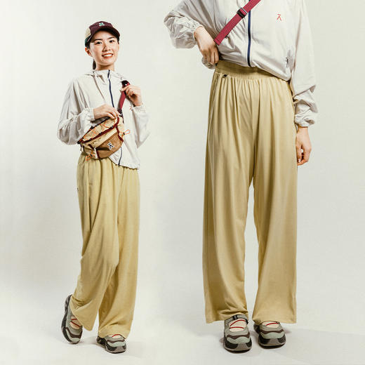 【出游季特惠】ACMEITEM · 爱棵米户外亲子防晒长裤UPF50+柔软直筒宽松休闲裤子女GAG2020902C 商品图1