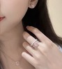年后发！任意2件99元！品质很好！5A级锆石+铜镀18K真金【APM首饰超火合集】高级感爆棚❗️超闪密镶戒指，戒指叠戴天花板~项链+耳环+耳钉！✅精致又日常，璀璨闪耀 ✅不同场合穿搭都适用🉑 商品缩略图5