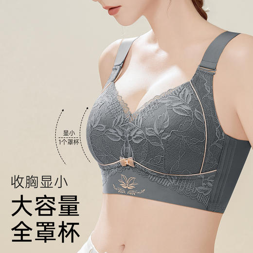 【润微内衣99元/2件！原价199元，直降100元！】聚拢防下垂收副乳调整型文胸  大胸显小 包容显瘦 商品图3