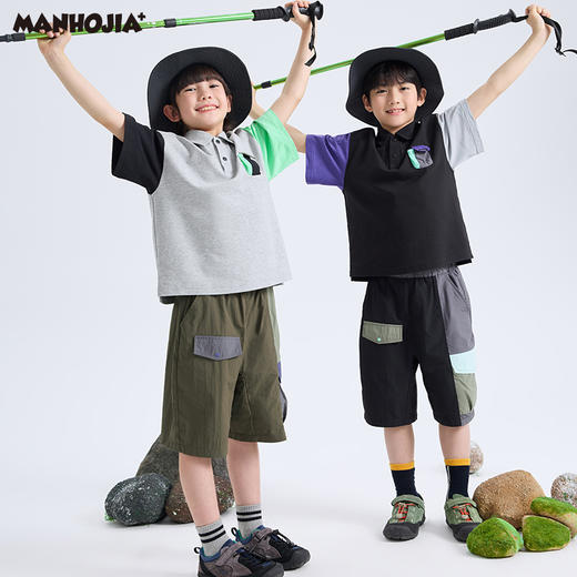 漫画家【超级口袋T】城市轻户外工装凉感抑菌sorona珠地POLO夏 商品图4