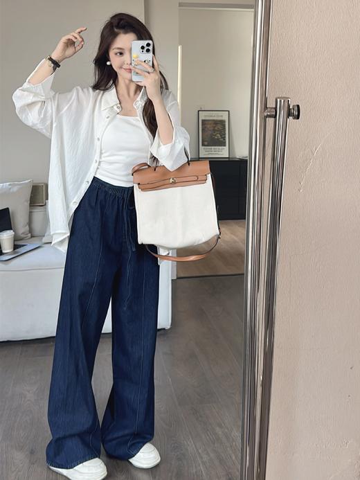 新增夜幕明线牛仔裤~银泰专柜同步在售❗【英国轻奢品牌Gesamy女装合集】百褶裙、天丝牛仔裤、弯刀裤、卫衣、风衣外套、长袖T恤 ✅都是高端精致的款式面料！超百搭！承包你的秋季衣橱~ 商品图8