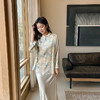 洛诗琳42503新中式真丝上衣2025春夏设计感侧绑带改良国风衬衫899 商品缩略图1