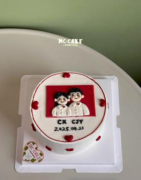 情侣结婚合影款