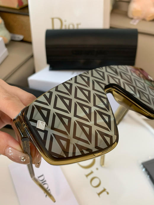Dior迪奥双层镜片太阳镜。茶色。灰黑色。自己备注颜色。 商品图5