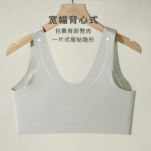 【中老年妈妈】便捷前开扣大码内衣女上托提拉防下垂背心式文胸罩珠玉软香 商品图5