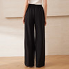 【百搭垂坠感休闲裤】EITIE爱特爱直筒显瘦女阔腿裤2025夏季新款B2505614 商品缩略图4