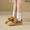 预售7天|Safiya/索菲娅2025复古拼色休闲时尚轻便圆头平底阿甘鞋SFD1112024 商品缩略图4