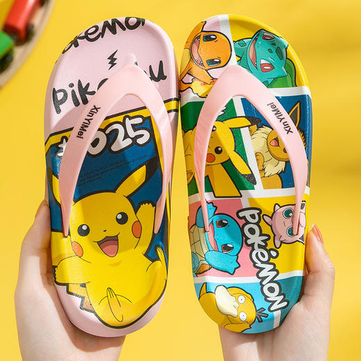 立减20【猫和老鼠儿童人字拖】新款男童居家 女童凉拖鞋沙滩鞋-QQ#异业福利 商品图10