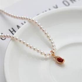 pearl moments珍刻  4号baby珍珠项链（日富一日）小元宝挂坠【该商品不支持用券】