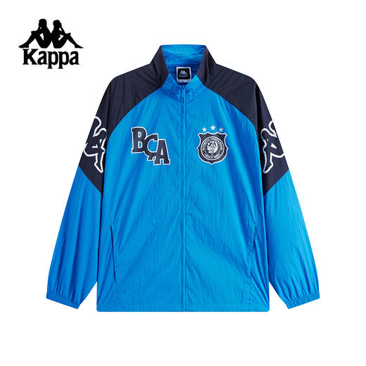 Kappa卡帕背靠背夏季2025新款户外运动夹克男款休闲外套立领上衣K0F32JJ04 商品图1