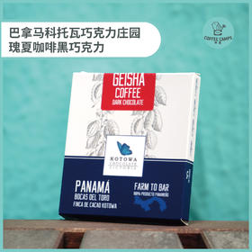 巴拿马科托瓦巧克力庄园 瑰夏咖啡黑巧克力