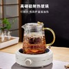家用茶水分离竖纹茶壶电陶炉煮花茶具套装玻璃泡茶壶过滤八角壶 商品缩略图1