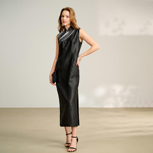 TANGY Collection天意商场款民族风复古女士连衣裙L252825 商品图1