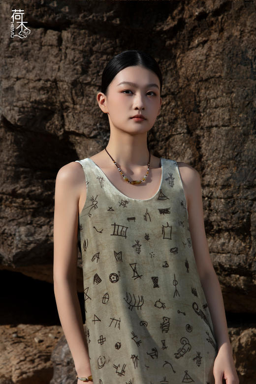 荷木HEMU丨刻画·无袖裙 商品图3
