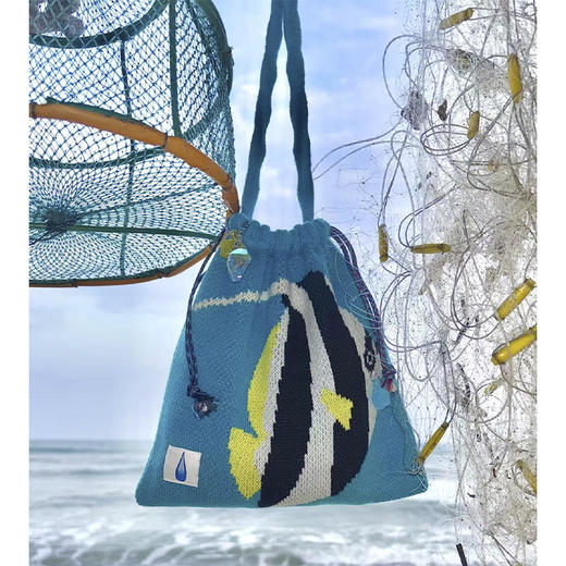 CryingCenter 哭哭热带鱼抽绳针织斜挎小包星星海螺 哭喊中心 商品图0