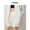 VIMAGE纬漫纪秋季新款高腰显瘦休闲短裤女V2005607 商品缩略图2