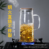 加厚耐热玻璃茶壶扎壶家用凉水壶冷水壶果汁壶明火加热竹盖壶 商品缩略图3
