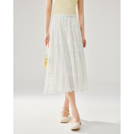 IEF/爱依服2025夏季 度假少女月光甜美百搭显瘦初夏流行单裙N0075- 商品图1