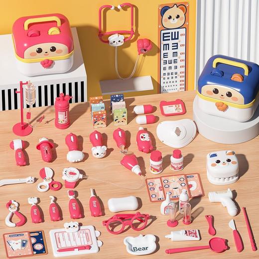 儿童过家家医生玩具仿真听诊器打针医药手提箱 商品图5