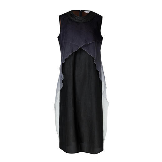 TANGY Collection/2025天意精品商场同款中国风拼接连衣裙L252827 商品图4