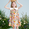 mettekids儿童连衣裙2025夏季新款女童法式碎花公主印花纯棉裙子 商品缩略图1