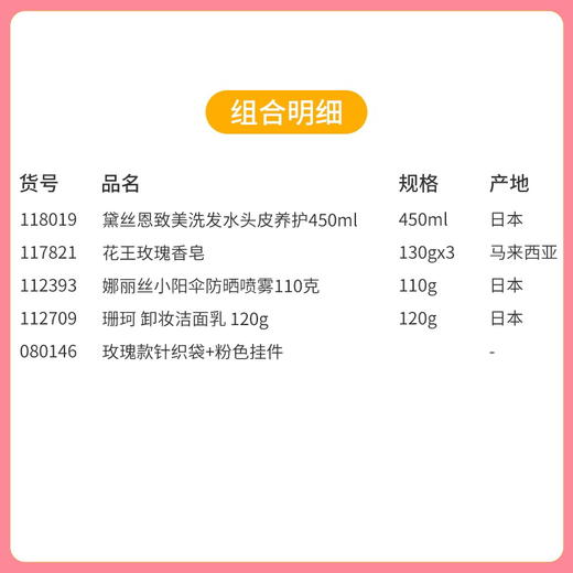 【520为爱放价】玫瑰款针织袋套装F+粉色挂件/118019*117821*112393*112709*080146 商品图1