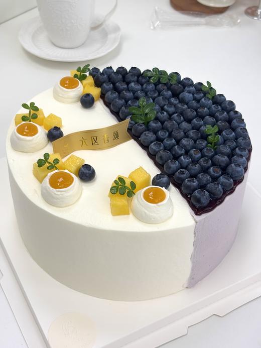 【双拼蛋糕】百香果芒果/奥利奥/蓝莓/焦糖香蕉/栗子，5种口味任选2种 商品图0