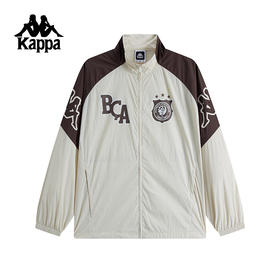 Kappa卡帕背靠背夏季2025新款户外运动夹克男款休闲外套立领上衣K0F32JJ04