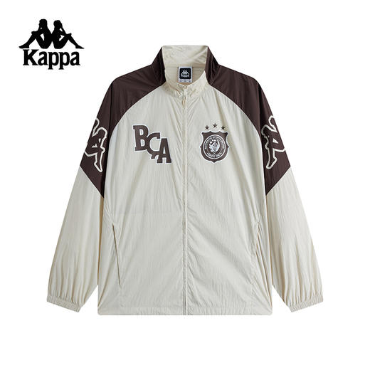 Kappa卡帕背靠背夏季2025新款户外运动夹克男款休闲外套立领上衣K0F32JJ04 商品图0