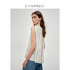 C+IMPRESS/西嘉 醋酸莫代尔 法式小衫女宽松廓形无袖背心衬衫上衣CS2502054 商品缩略图1