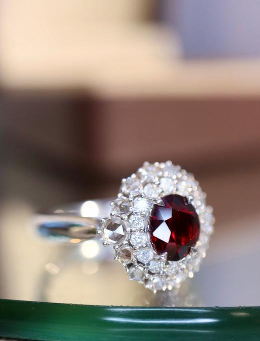 1.02ct刻面红宝石戒指 商品图2