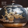 臻宝堂银壶999纯银泡茶壶纯手工浮雕飞龙茶壶铁包银壶文旦壶茶具飞龙在天文旦铁包银壶200ml 商品缩略图3