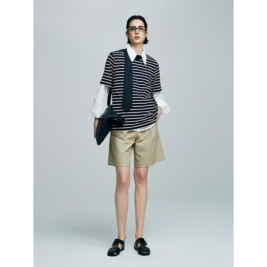 棉仓363601048-初棉条纹T 商品图3