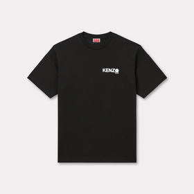 KENZO 高田贤三 男士“博克花2.0”字母徽标印花棉质圆领短袖T恤 黑色 FF55 TS489 4SG 99J