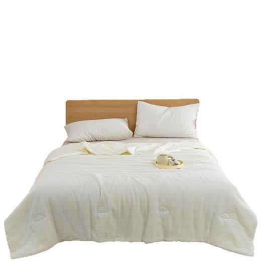 【双层纱大豆被】全棉A类双层纱大豆夏被全棉空调被夏凉被子纯色提花 商品图5